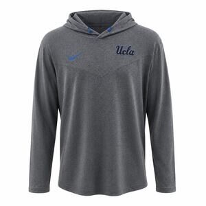 Nike UCLA Bruins Dri-FIT Performance Hoodie Shirt Gray Mens XL DN5851-071